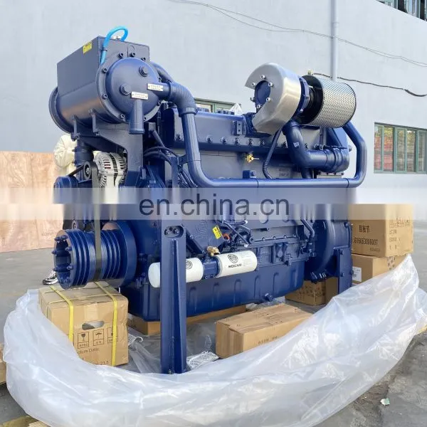 Hot Sale Original Weichai WD12C400-21 400hp 2100rpm Boat Diesel Engine photo-4