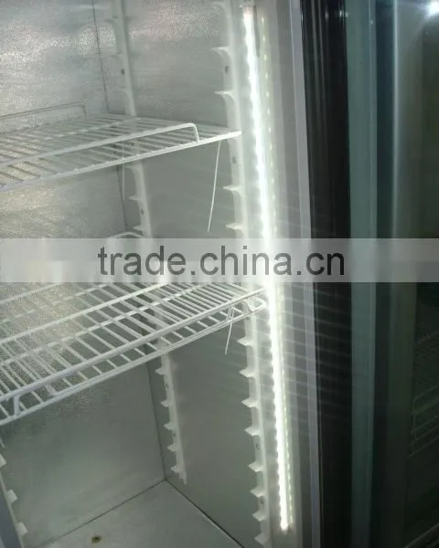 GLASS DOOR COMMERCIAL REFRIGERATED COLD FOOD BEVERAGE DISPLAY COOLER photo-3