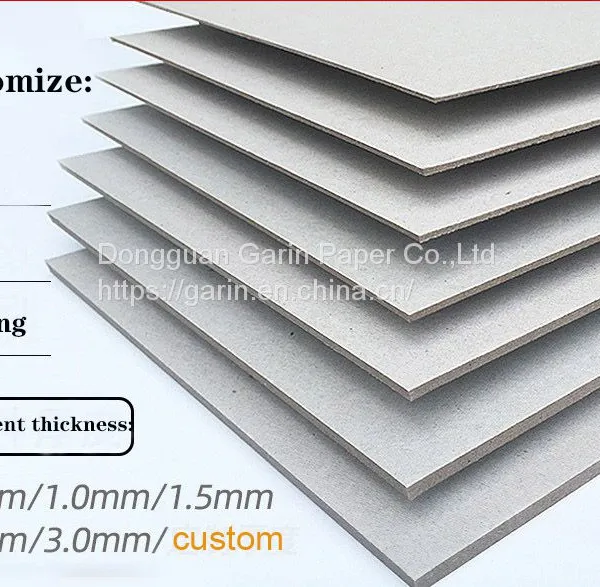 300gsm 350gsm Grey Uncoated Paper Board UCNB photo-3