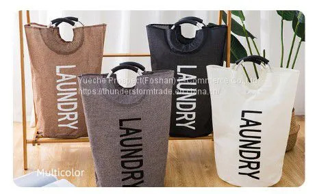Customizable Color Rectangular Laundry Hamper With Wheels Easy-to-Operate Polyester Design for Home Bathroom Packed in Carton photo-5