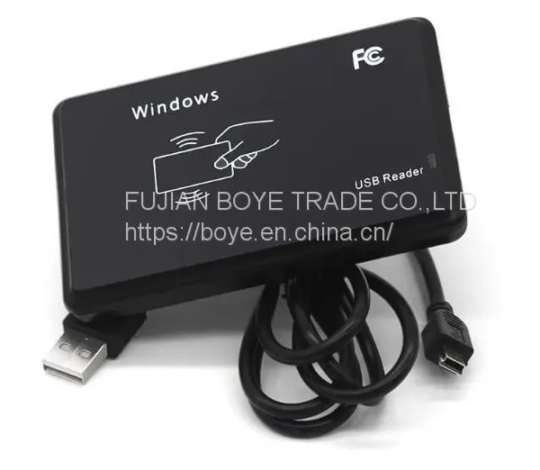 Access Control Card Reader 13.56Mhz Desktop RFID USB Short Range Reader with USB interface Support 13.56mHz Card reader