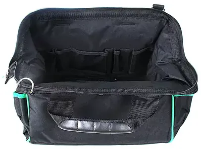 Custom Polyester Zipper and Buckle Men's Tool Carrier Bag Electrical Use Maintenance Tool Bag photo-2