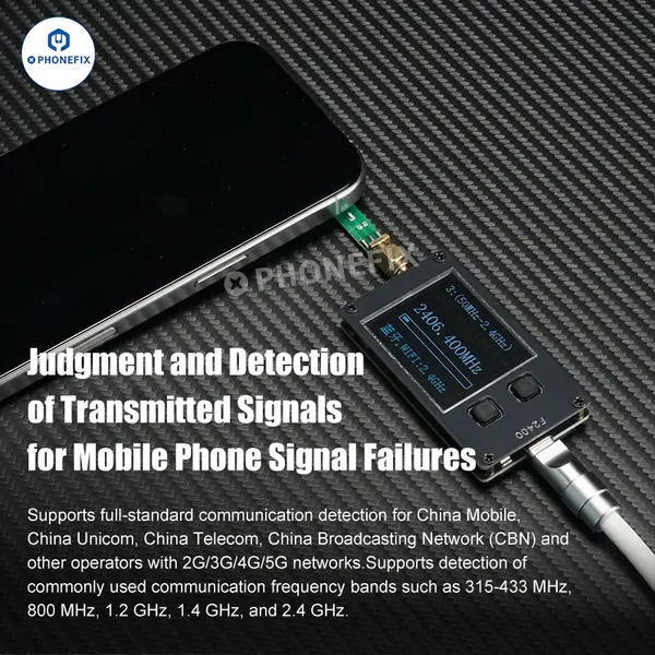 F2400 Signal Frequency Tester for Phone/BlueTooth/WiFi/Car Key Repair photo-4