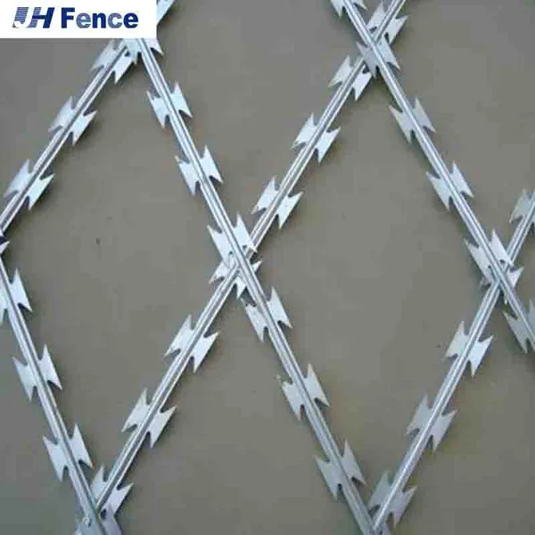 Customized Anti Rust Razor Barbed Wire Welded Razor Barbed Wire Mesh Razor Barbed Wire Mesh Fence