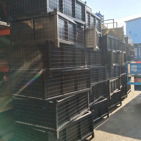 Heavy Duty Turnover Box for Auto Parts and Mechanical Component Storage