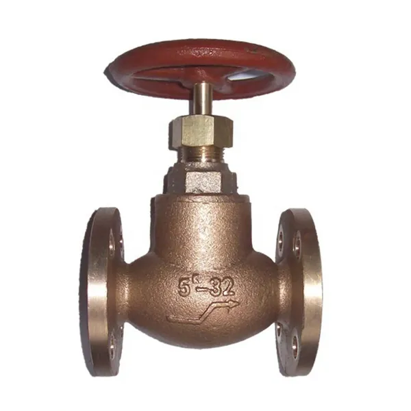 Marine Globe Valve JIS 10K50 5K50 Bronze Flange Stop Globe Valve Factory photo-3