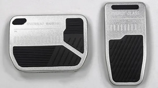 Non-Slip Rubber Grip Brake & Accelerator Pedals for Tesla Model 3/Y 17-25