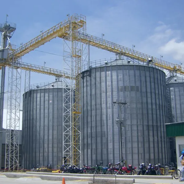 Heavy Duty Galvanized Steel Grain Silo for Farm Storage and Agricultural Processing photo-1