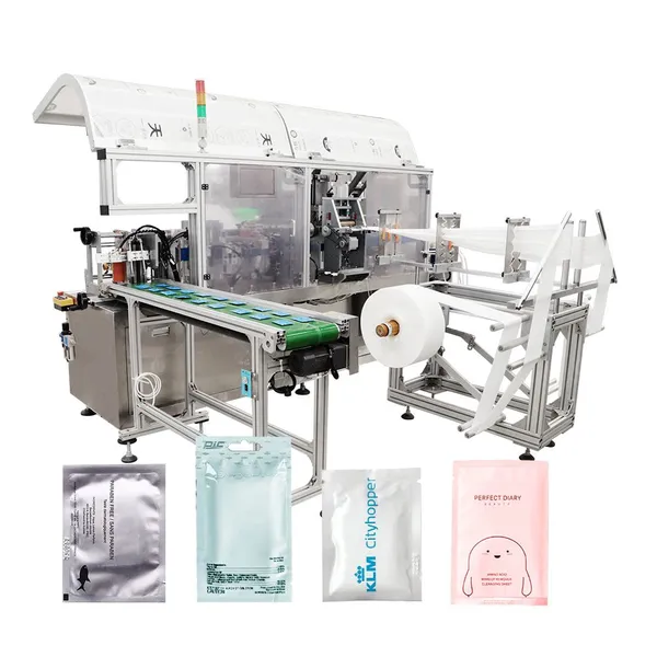 Single 4 Side Seal Wet Wipes Machine photo-5