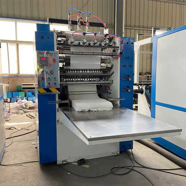 Full Automatic Laminated Facial Tissue Machine 4 Lines v Fold Facial Tissue Paper Machine photo-2
