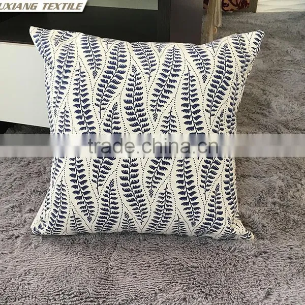 Blue High Quality Jaquard Pillow Cushion photo-3