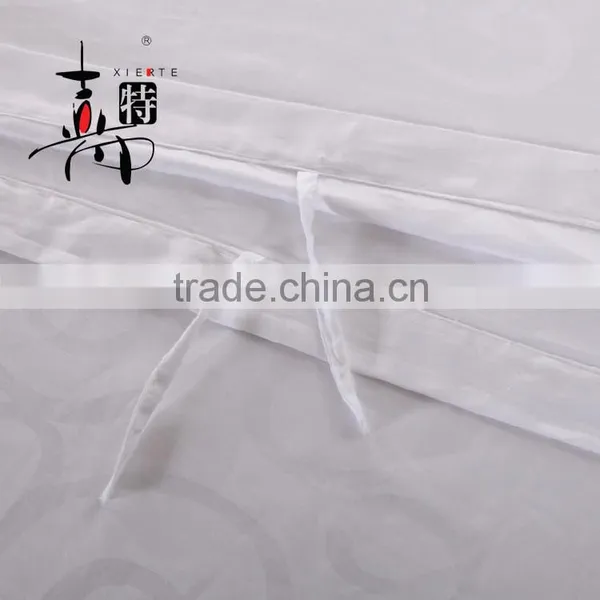 100% Cotton Luxury White Jacquard New Design Hotel Bedding Set photo-4