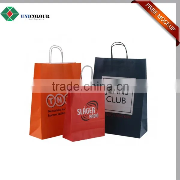 Custom Beautiful Paper Bag for Food With Your Own Logo photo-2