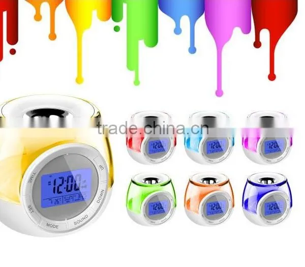 New Led Light Digital Alarm Clock With Fragrance Function photo-3