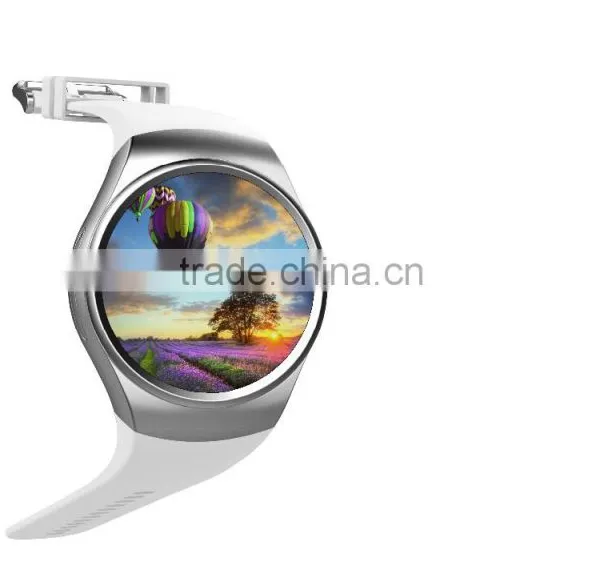 2016 High Quality Wholesale KW18 Smart Watch , Round Screen Smart Watch KW18 With Heart Rate Monitor photo-3