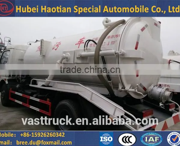 3~12 Cbm Sewage Suction Truck for Sewage Cleaning/fecal Treatment photo-3