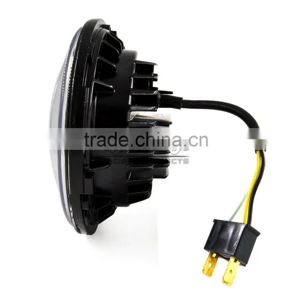 BJ-HL-012 Highly Recommended 7" Round 40W LED Projector Motorcycle Headlight photo-6