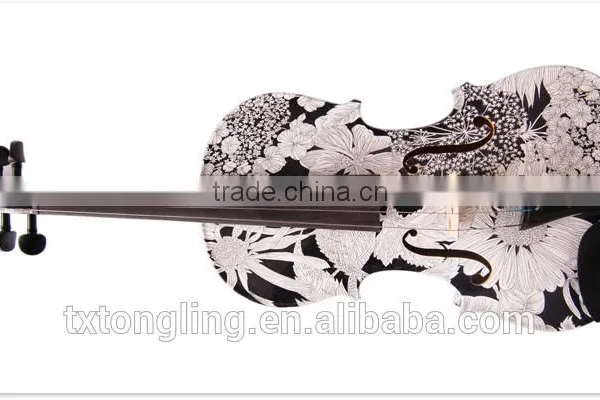 Music Instrument Wood Violin With Case TL-1310 photo-5