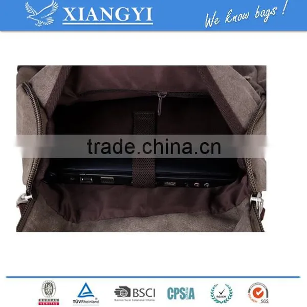Vintage Canvas Backpack School Bag Travel Outdoor Bag Laptop Backpack Computer Backpack New Design in 2016 photo-3