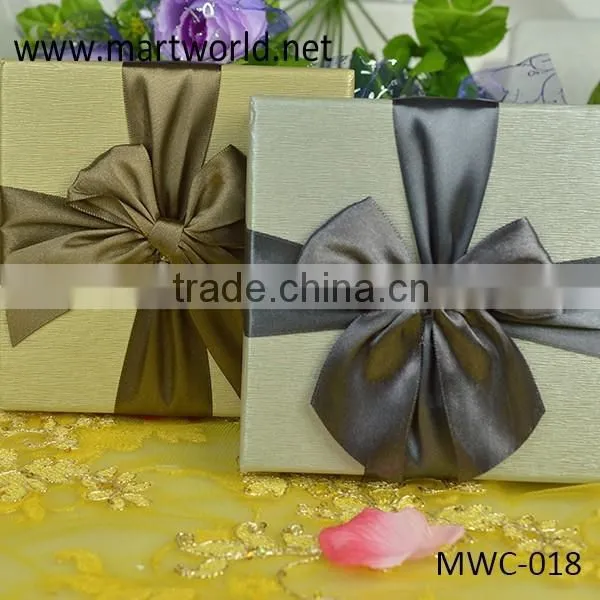 Elegent Square Check Wedding Favor Gift Boxes,gift Boxes for Wedding Favors(MWC-018)