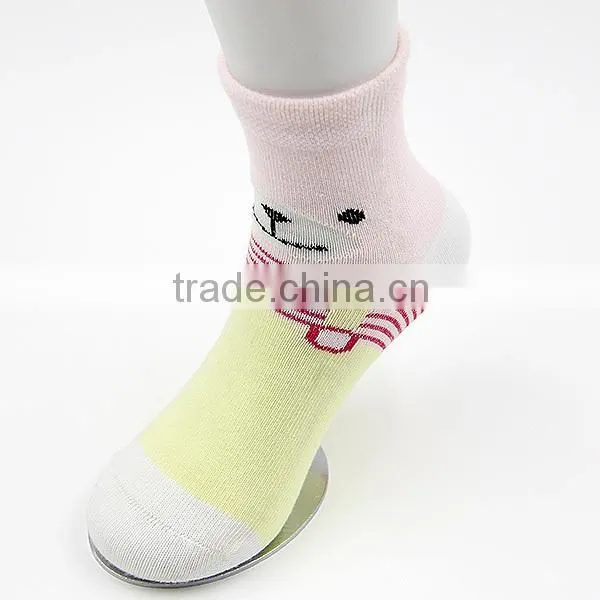 Lovely Comfortable Bear Animal Head Cotton Baby Socks in China photo-2