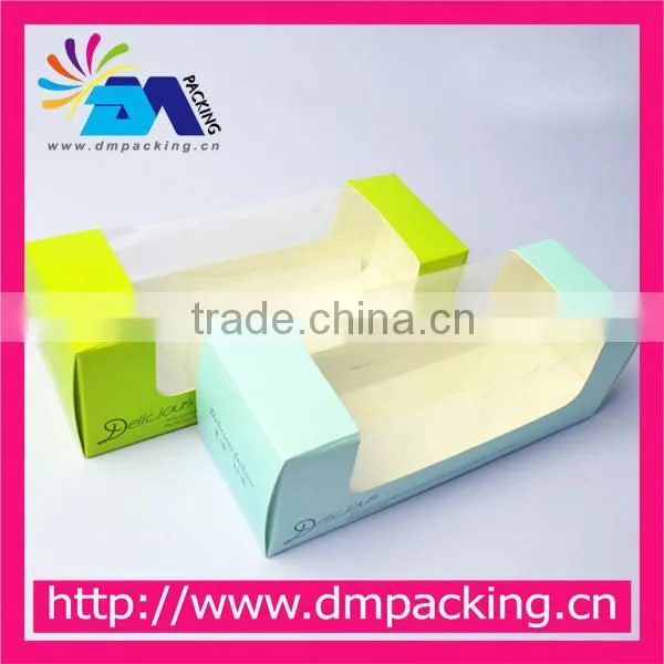 Transparent PVC Window Gloosy Cake Box Manufacturer