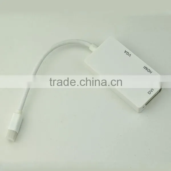 Manufactory Price Male Mini dp to Female Hdmi Dvi Vga Adapter With Pva Jacket photo-3