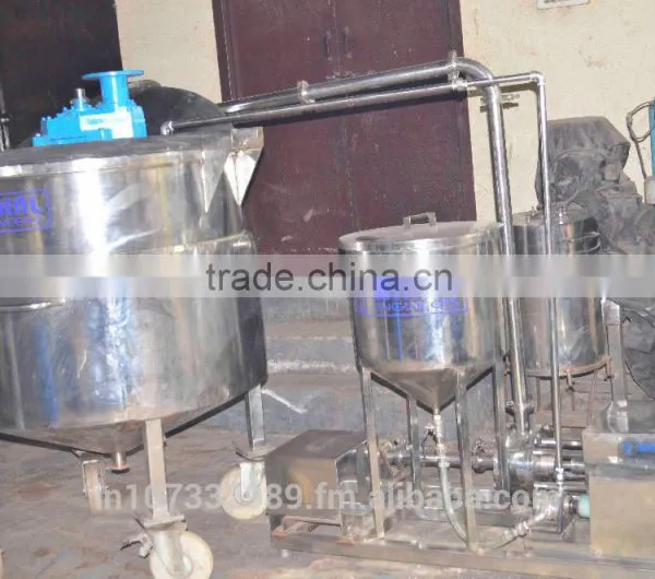 Mayonnaise Manufacturing Plant 500 Litres per Hour