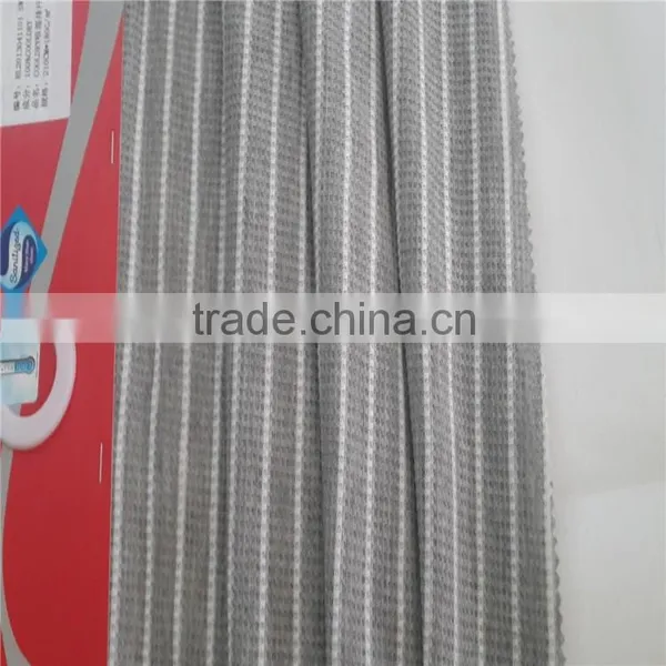 Staple Fibres Yarn Dyed Fabric Polyester Color-stripes Fabric photo-4