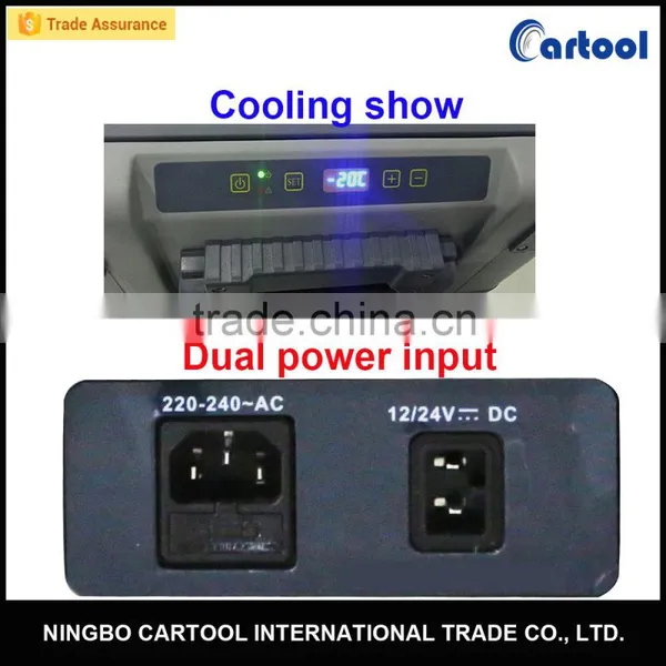 40L Portable Mini Fridge Compressor Car Fridge Freezer 12V Refrigerator photo-2