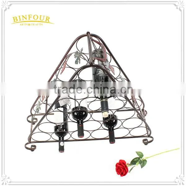 Custom Metal Bar Cabinets Industrial Wine Rack Cabinets for Home Deco photo-5