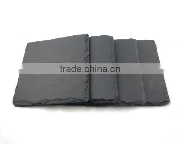 [factory Direct] 10X10cm Natural Edge Square Slate Coaster Item BD-1010SD2A Quality Choice photo-6