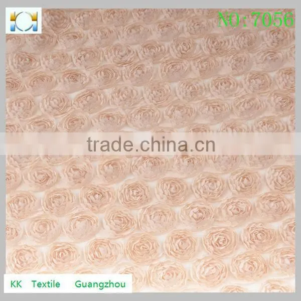 2014 Western Fashion Design Chiffon Rose Lace Trim photo-3
