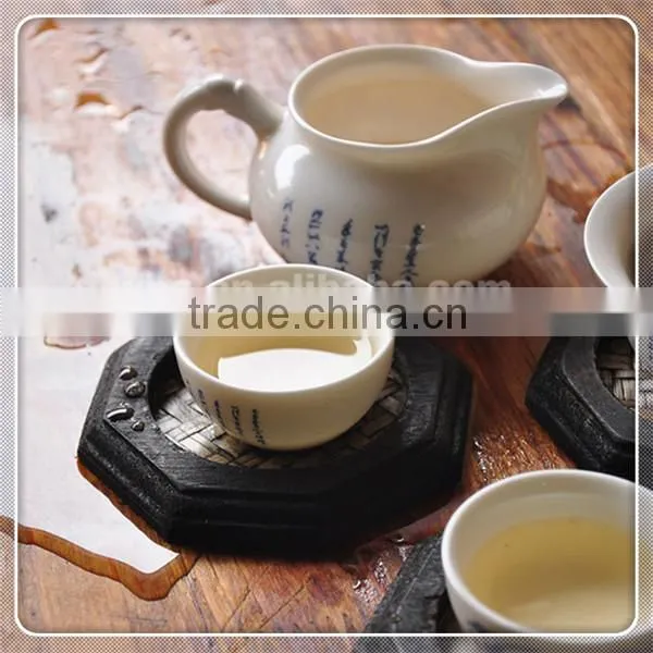 Tea Wooden Table Coasters Customzied Design Hand Carfted Cup Mat photo-6