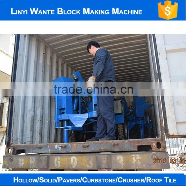 2016 New Design Factory Price WT2-20m Interlocking Compressed Earth Block Machines From Linyi Wante Machinery photo-3