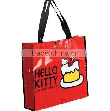 Hello Kitty Laminated PP Woven Bags