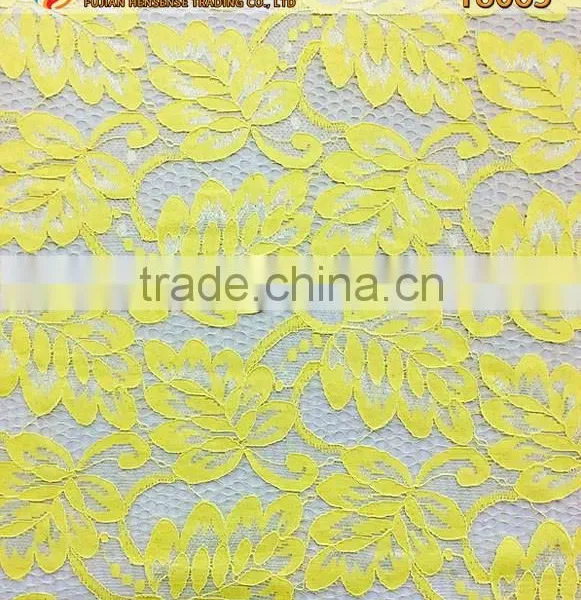 High Quality Nylon/Cotton Flower Lace Fabric For Women Garment T8065 photo-2