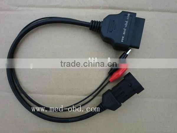 OBD2 16Pin Adapter Cable for Fiat 3 Pin Alfa Lancia photo-2