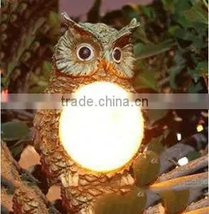 Waterproof outdoor owl solar lamp, LED garden lamp, Creative owl solar light Landscape lighting