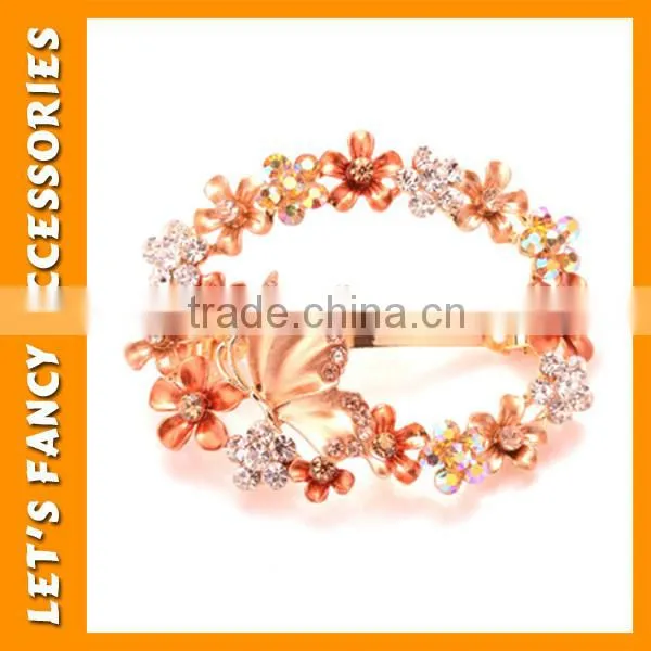 PGHD0337 High Quality Jewelry for Hair Stone Hair Pins Flower Shape Hair Clips