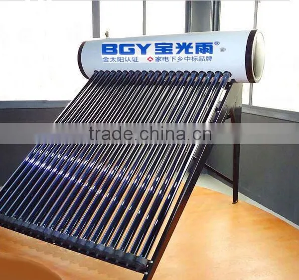 High Pressure Solar Water Heater/150Liters/Painted Steel/bathroom Use for 3people