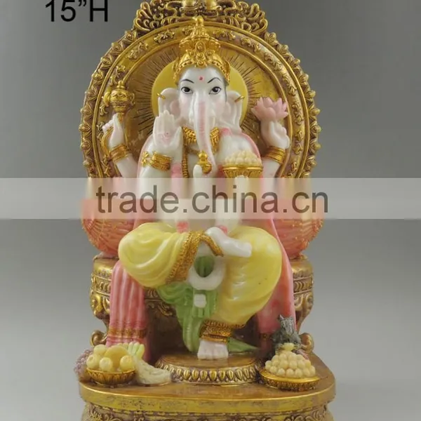 Small Size Hindu Gods Marble Ganesha Statue for Wedding Gifts Quality Choice photo-6