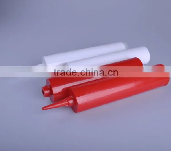 320ml High Quality Empty Plastic Tube for Premium Grade Weather Silicone Sealant photo-2