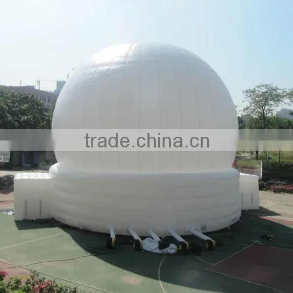2016 Single Layer Giant White Inflatable 3D Projection Dome Tent From China photo-5