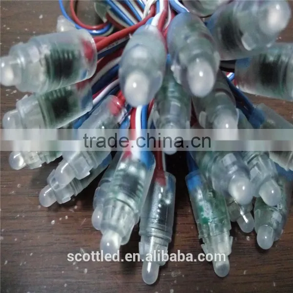 Outdoor Waterproof Diameter 9mm Led Pixel Light 5V Waterproof Full Color Led Pixel Lights WS2811 UCS1903 SM16703 photo-6