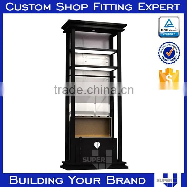 Tailor Made Display Cabinet Wood With Hardware Decorative Iron Brackets photo-4
