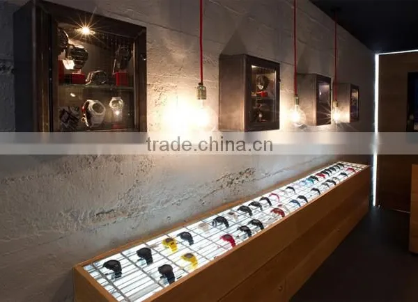 China Factory Made High Quality Best Design Wooden Watch Store Display photo-2