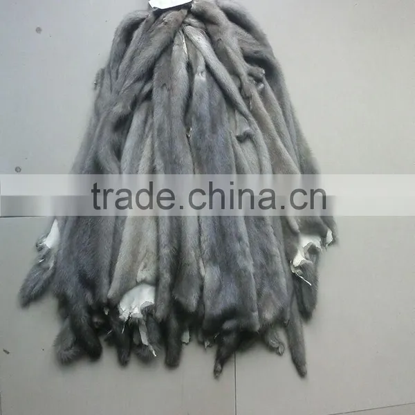 Factory Wholesale Cheap Price Natural White 100% Real Mink Skin photo-2
