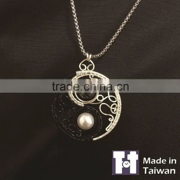 Customized Charm 925 Silver Tai Chi Necklaces Jewelry photo-4