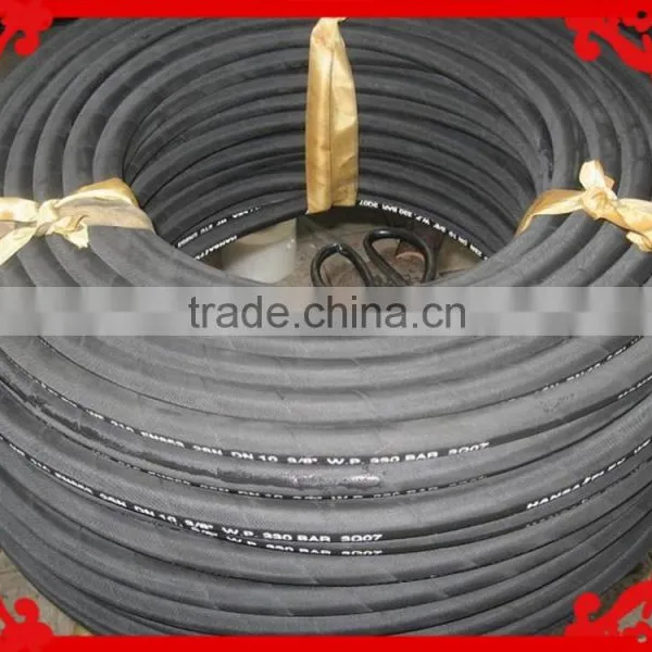 Wire Braided High Pressure Rubber Hydraulic Hose photo-2